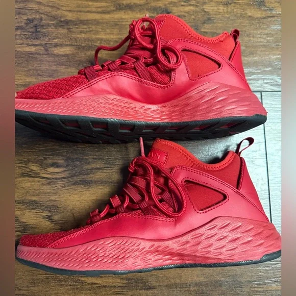 Nike Air Jordan Formula 23 Gym Shoes Youth Size 5.5Y October Red - Picture 5 of 10